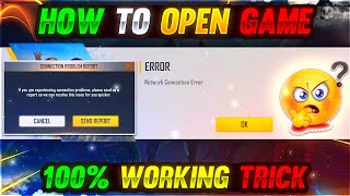 How To Solve Network Connection Error Glitch 😱🔥 100 Working Trick😎  Garena free fire [upl. by Rubin428]