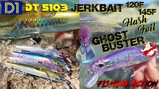 🐠 Aliexpress Señuelos D1 Fishing DT5103 GHOSTBUSTER Flash Foil UNDERWATER aliexpress fishing [upl. by Heyes]