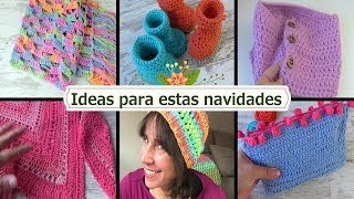 10 proyectos en crochet para estas navidades  ganchillo fácil [upl. by Brunk950]