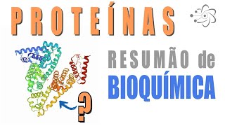 PROTEÍNAS  Resumo de BIOQUÍMICA  Descompliquímica [upl. by Moitoso]