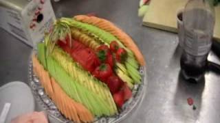 How to Arrange a SIMPLE Fruit Platter Used in Catering [upl. by Davilman]