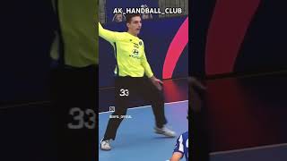 Best penalty save in handball 💫🥅 bestofhandball handball trending handballhighlights sportsball [upl. by Ameekahs]