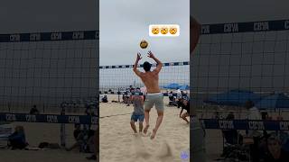 Beach Volleyball Jump Setting RALLY🤯🏐 beachvolleyball volleyball volleyballworld rally sports [upl. by Vookles711]