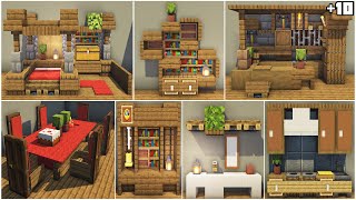 Minecraft 10 Interior Decoration Ideas and Design l Minecraft 10 İç Dekorasyon Fikri ve Tasarımı [upl. by Ecirtahs822]