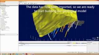 Building a geological model in Leapfrog Geo  Part 1 of 3 [upl. by Ahsem]