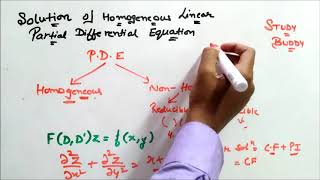 Homogeneous Partial Differential Equation  Sem 4 Maths Concept [upl. by Lyssa]