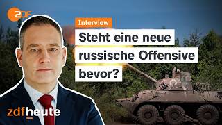 Russische Armee rückt in der Ukraine vor  Militärexperte Gressel warnt vor Trump  ZDFheute live [upl. by Knah582]