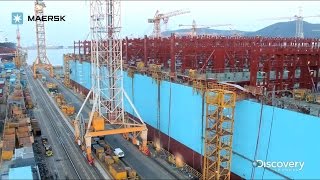 Maersk  Building the TripleE Timelapse [upl. by Enovahs]