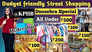 KPHB Street Shopping for Dussehra  Dussehra Special  Street Shopping amcreations5603 [upl. by Zhang]