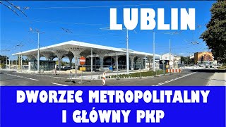 Lublin Dworzec metropolitalny i główny PKP 12 i 15082023 [upl. by Konstantine895]