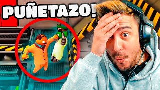 WILLY SE LLEVA MI MEJOR PUÑETAZO JAJA GANG BEASTS [upl. by Sisi]