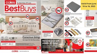 Coles Supermarket  Coles Catalogue  Best Buys Valid From June 10 to 16 2022  Coles Super [upl. by Corine]