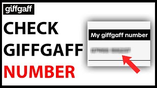 How to Check GiffGaff Phone Number [upl. by Nessy]