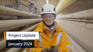 HS2 Project Update January 2024 [upl. by Shivers8]