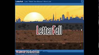 LetterFall SpellingCity SCORE OVER 9000 [upl. by Mit]