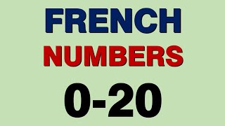 French Numbers 020 [upl. by Ruscio]