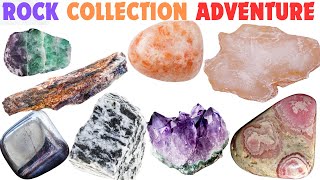 Rock Collection Adventure  Discover Cool Rocks and Minerals for Kids  Exploring Awesome Rocks [upl. by Ahsaek]