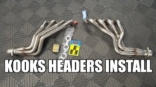 2014 Chevy SS  Kooks Long Tube Headers Install [upl. by Cutcliffe]