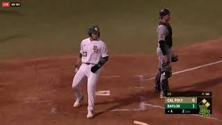 Baylor Baseball Highlights vs Cal Poly Game 1 [upl. by Regdor50]