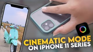 Cinematic Mode On IPHONE 11 [upl. by Stefa582]