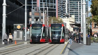 An Exploration of the Sydney Light Railway System L2 and L3 Circular Quay to Moore Park [upl. by Eidualc]