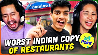 SLAYY POINT  Worst Indian Copies of Famous Restaurants REACTION [upl. by Acirdna633]