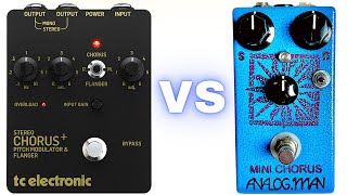 TC Electronic SCF Chorus vs AnalogMan Mini Chorus [upl. by Klina817]