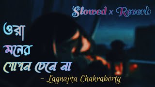 Hridoyer Rong Slowed × Reverb  Ghare amp Baire  Lagnajita Chakraborty [upl. by Korwun610]