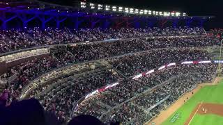 Tomahawk Chop Braves Games NLCS 2021 [upl. by Atinat]