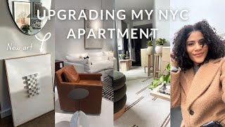 My NYC Apartment Revamp  Upgrading my entryway amp dining area  more organization [upl. by Eidnak]