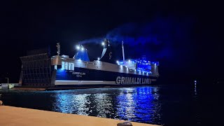 Grimaldi ferry naar Brindisi 54 Greece 2024 [upl. by Meggi]