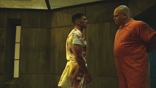 The Punisher amp Wilson Fisk  Fight Scene In the Prison  Daredevil 2x09  2016 HD [upl. by Annekam709]