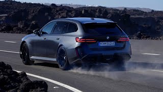 BMW M5 Touring G99  SOUND Acceleration Exterior amp Interior Details [upl. by Ahseile]