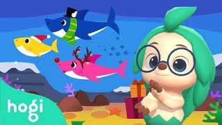 Christmas Sharks  Pinkfong amp Hogi Christmas Songs  Dance Dance  Hogi Kids Songs [upl. by Danice]