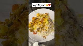 Veg Biryani for vegetarians like me 😉♥️😋 shots food indianfood biryani vegbiriyanirecipe [upl. by Nadean49]