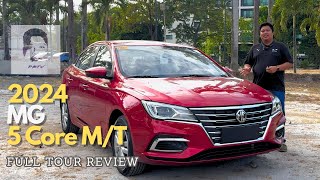 2024 MG 5 Core MT FULL TOUR REVIEW [upl. by Mashe]