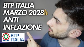 BTP ITALIA MARZO 2028  Convengono indicizzati allinflazione [upl. by Akenahs]