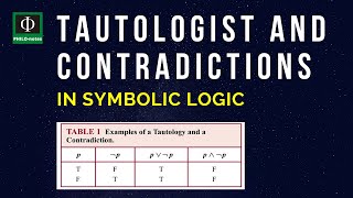 Tautologies and Contradictions in Symbolic Logic [upl. by Nesahc]