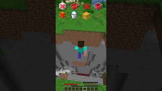 Dimension Fall vs Saving Blocks meme minecraft shorts [upl. by Asle]