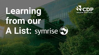 How Symrise remains competitive with CDP disclosure [upl. by Mientao]