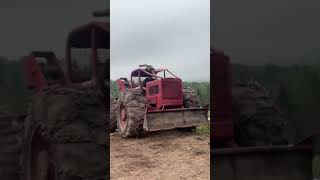 Timberjack skidder with 353 Detroit diesel timberjack detroitdiesel [upl. by Ennair]