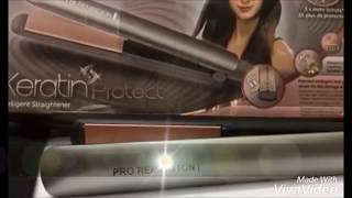 Pro Remington Hair Straightener keratin protect 3x Protection [upl. by Einahpet]