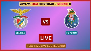 Benfica Vs Porto LIVE Score UPDATE Today 202425 Liga Portugal Round 11 Soccer Football Nov 10 2024 [upl. by Eltotsira48]