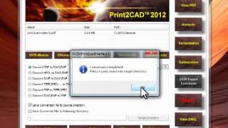 PDF to DWG with Print2CAD 2012  Training 11 [upl. by Zerk737]