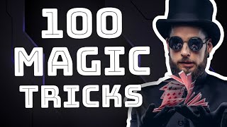 100 MAGIC TRICKS REVEALED 🔥 Learn Magic Tricks Tutorial ✅ [upl. by Yelsa]