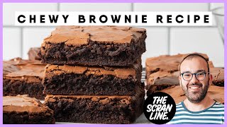 BEST Chewy Chocolate Brownie Recipe Ever [upl. by Fisher897]