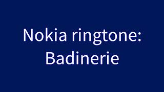 Nokia ringtone Badinerie [upl. by Maxantia789]