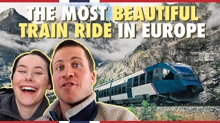 We took the most beautiful train ride in Europe RAUMA RAILWAY  Visit Norway [upl. by Nevets]