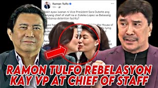 REBELASYON NI RAMON TULFO TOTOO KAYASARA DUTERTE AT ZULEIKA LOPEZ MERON RELASYON [upl. by Alexio986]