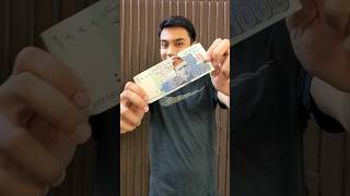 Rs1000 Note Without Cap of Quaid e Azam  Will it be accepted  🤔 experiment short snacks [upl. by Wallack]